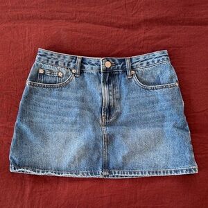 Glassons Blue Denim Mini Skirt